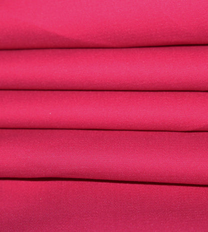 Tissu popeline coton - rose - photo 2/3 | So Tissus
