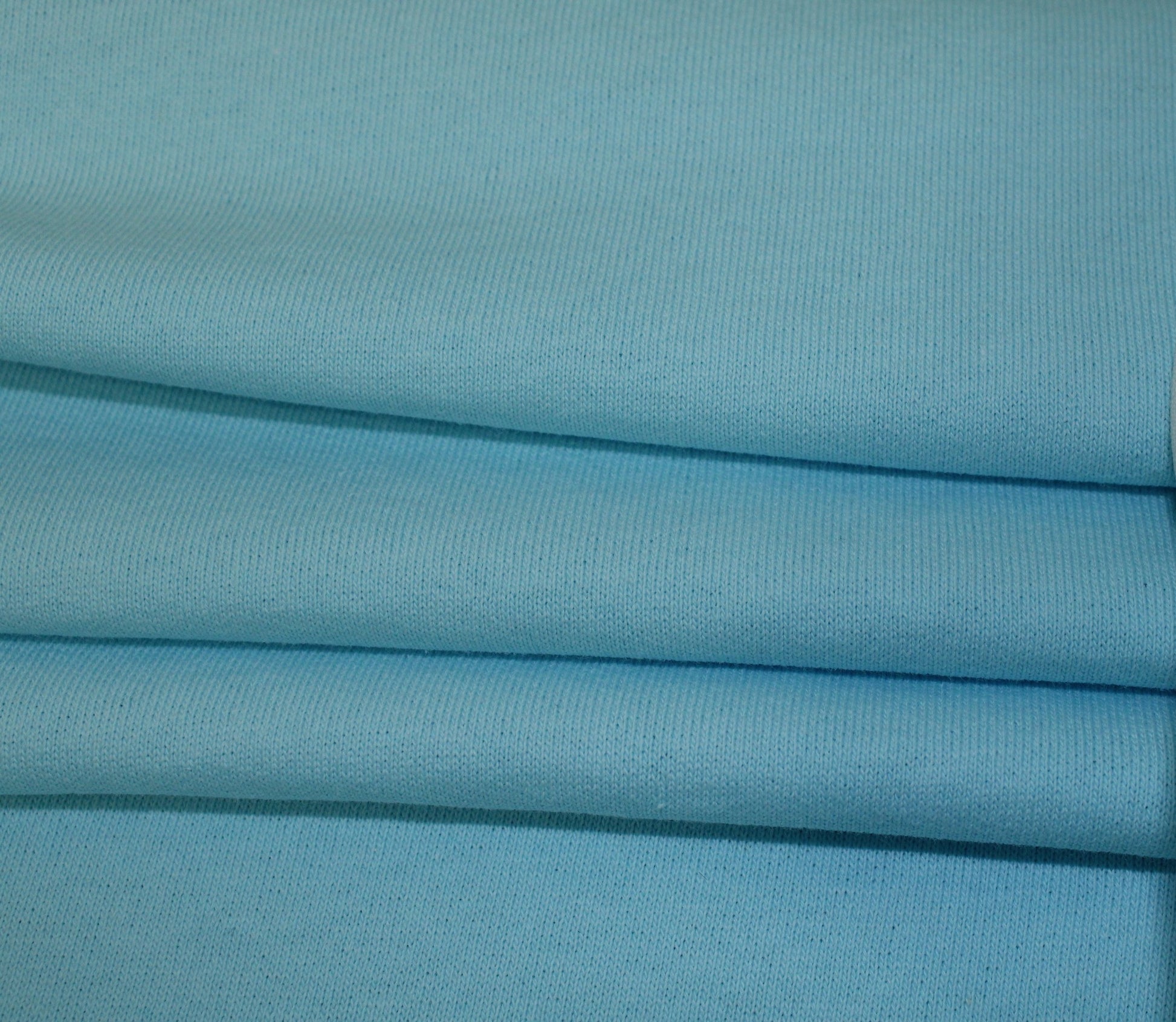 Tissu molleton - bleu ciel - photo 2/3 | So Tissus