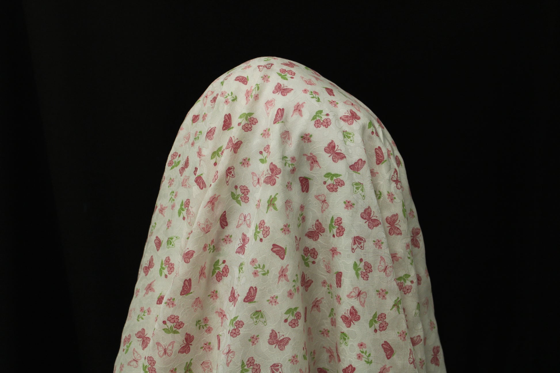 Tissu voile de viscose - fleurs et papillons - photo 3/4 | So Tissus