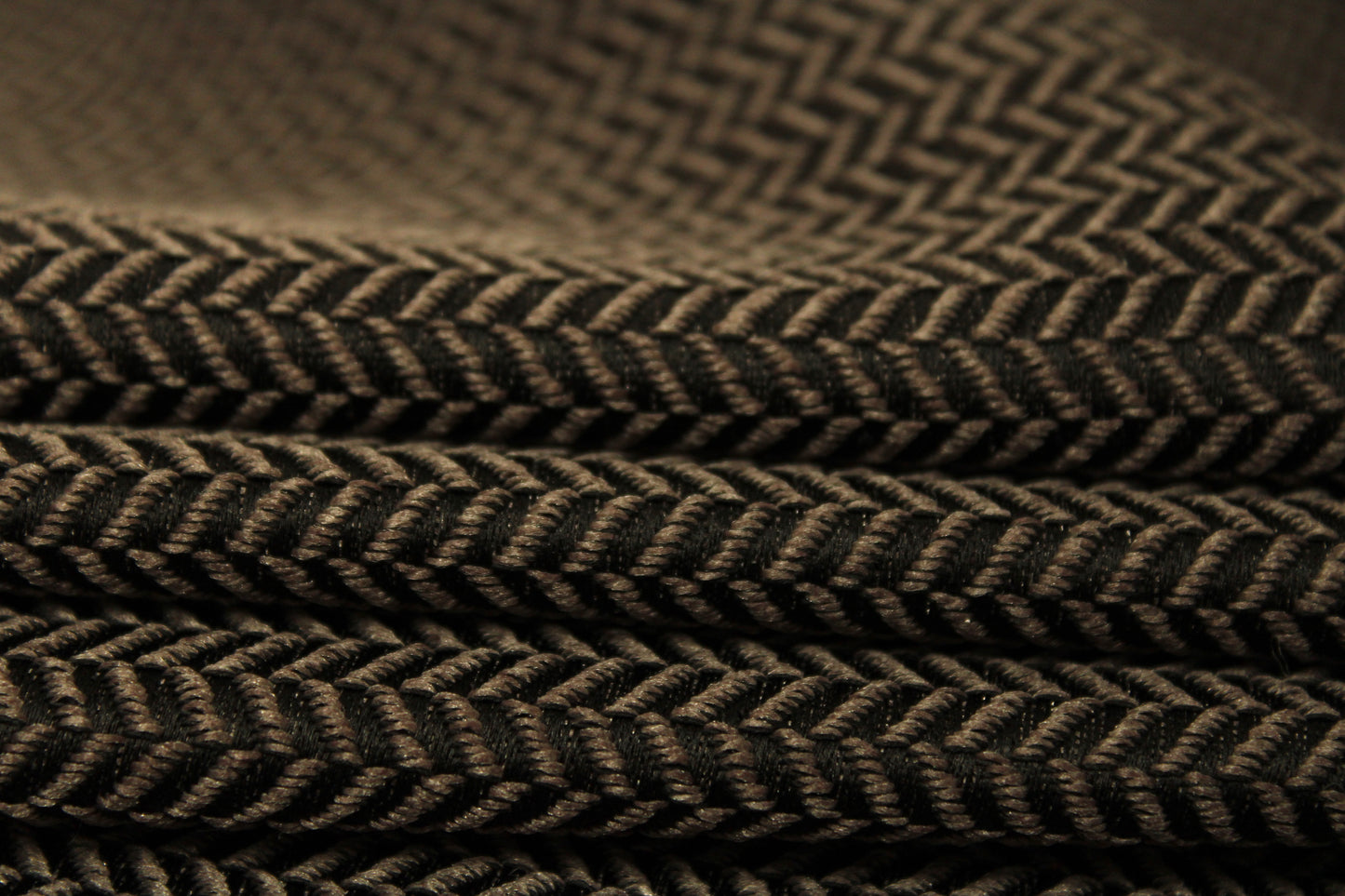 Tissu brocart de laine - motif chevron - photo 2/3 | So Tissus