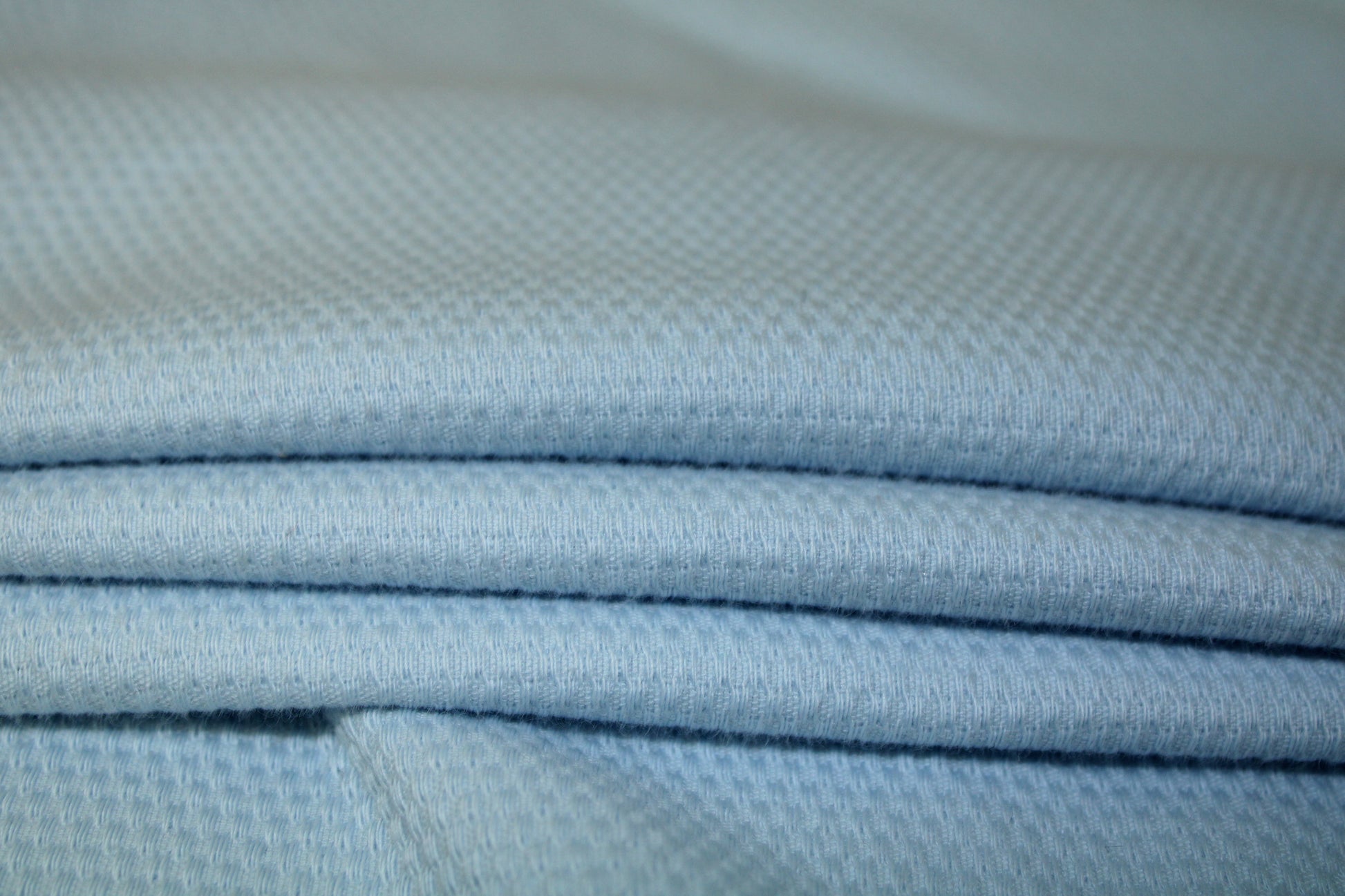 Tissu piqué de coton - bleu ciel - photo 2/3 | So Tissus
