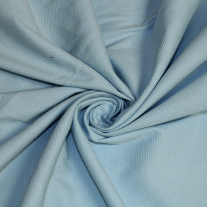 Tissu piqué de coton - bleu ciel - photo 1/3 | So Tissus