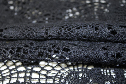 Tissu dentelle - noir - photo 5/5 | So Tissus