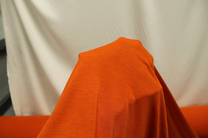 Tissu jersey coton - orange - photo 4/4 | So Tissus