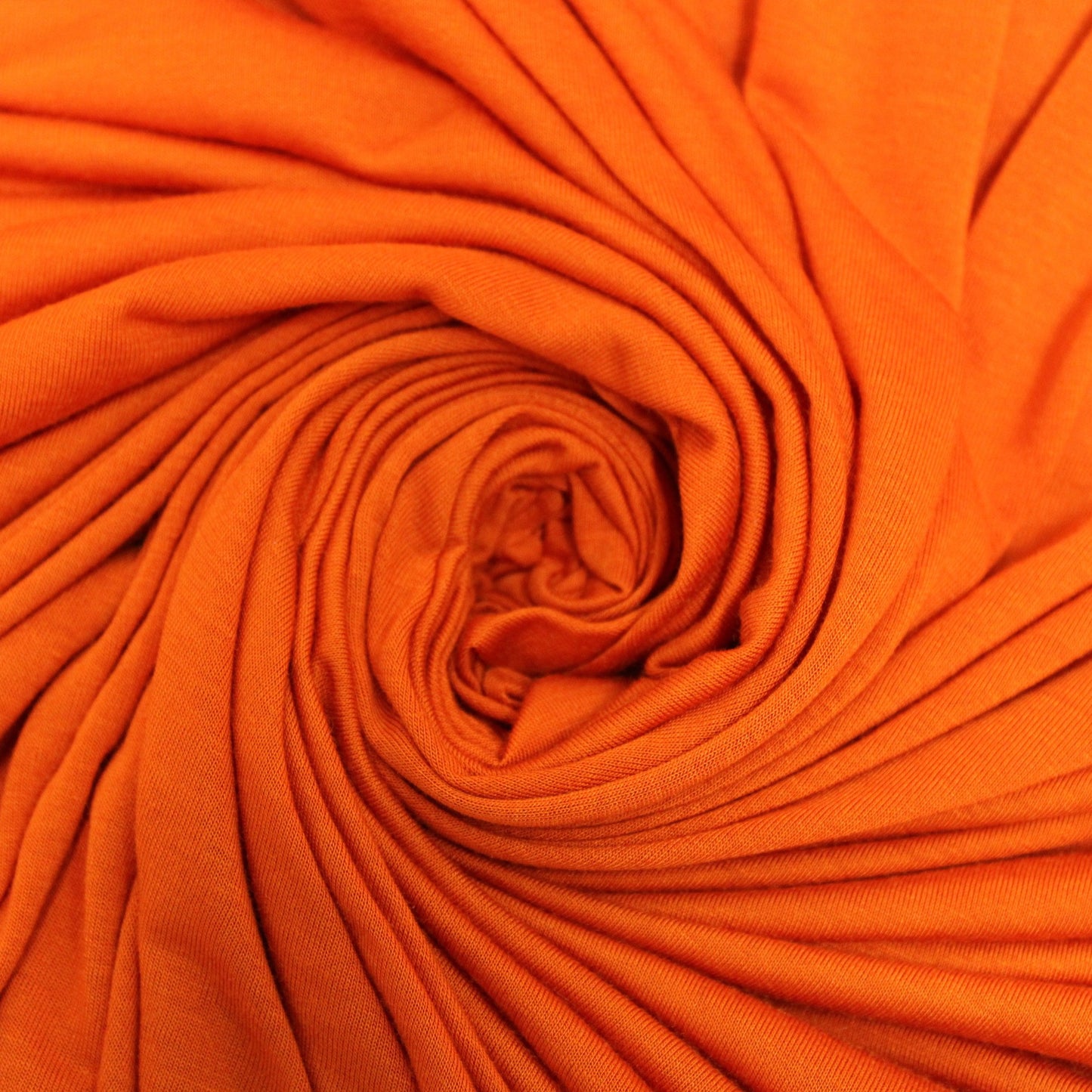 Tissu jersey coton - orange - photo 1/4 | So Tissus