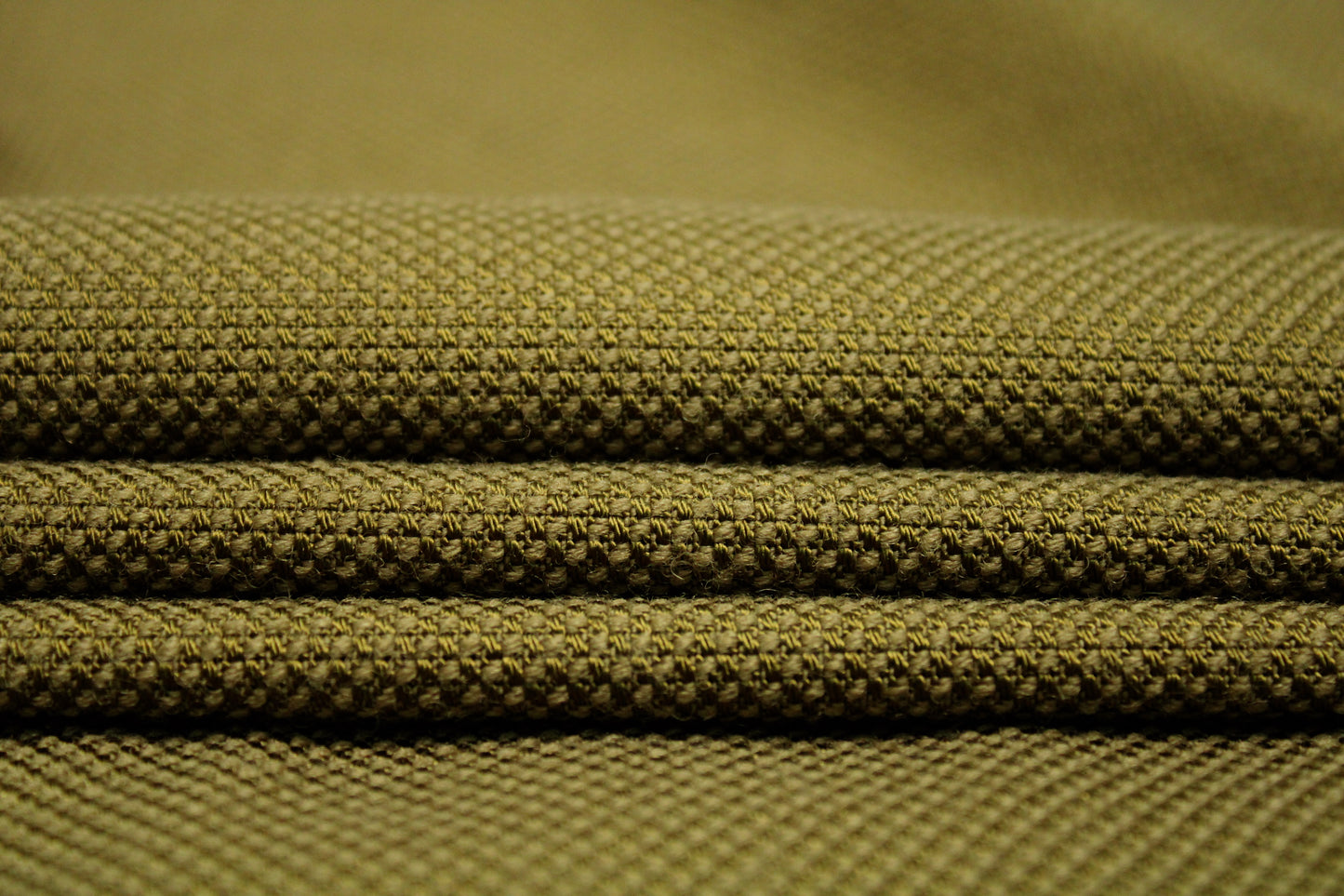 Tissu piqué de laine - kaki - photo 2/4 | So Tissus