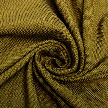 Tissu piqué de laine - kaki - photo 1/4 | So Tissus