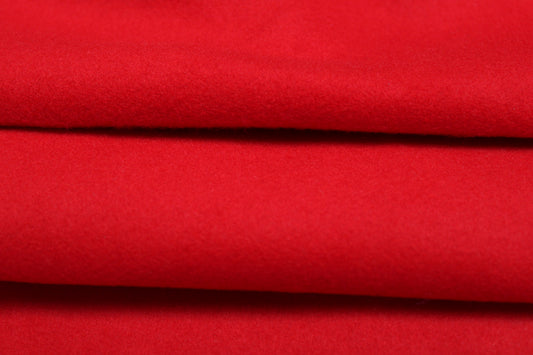 Tissu drap de laine - rouge - photo 2/3 | So Tissus