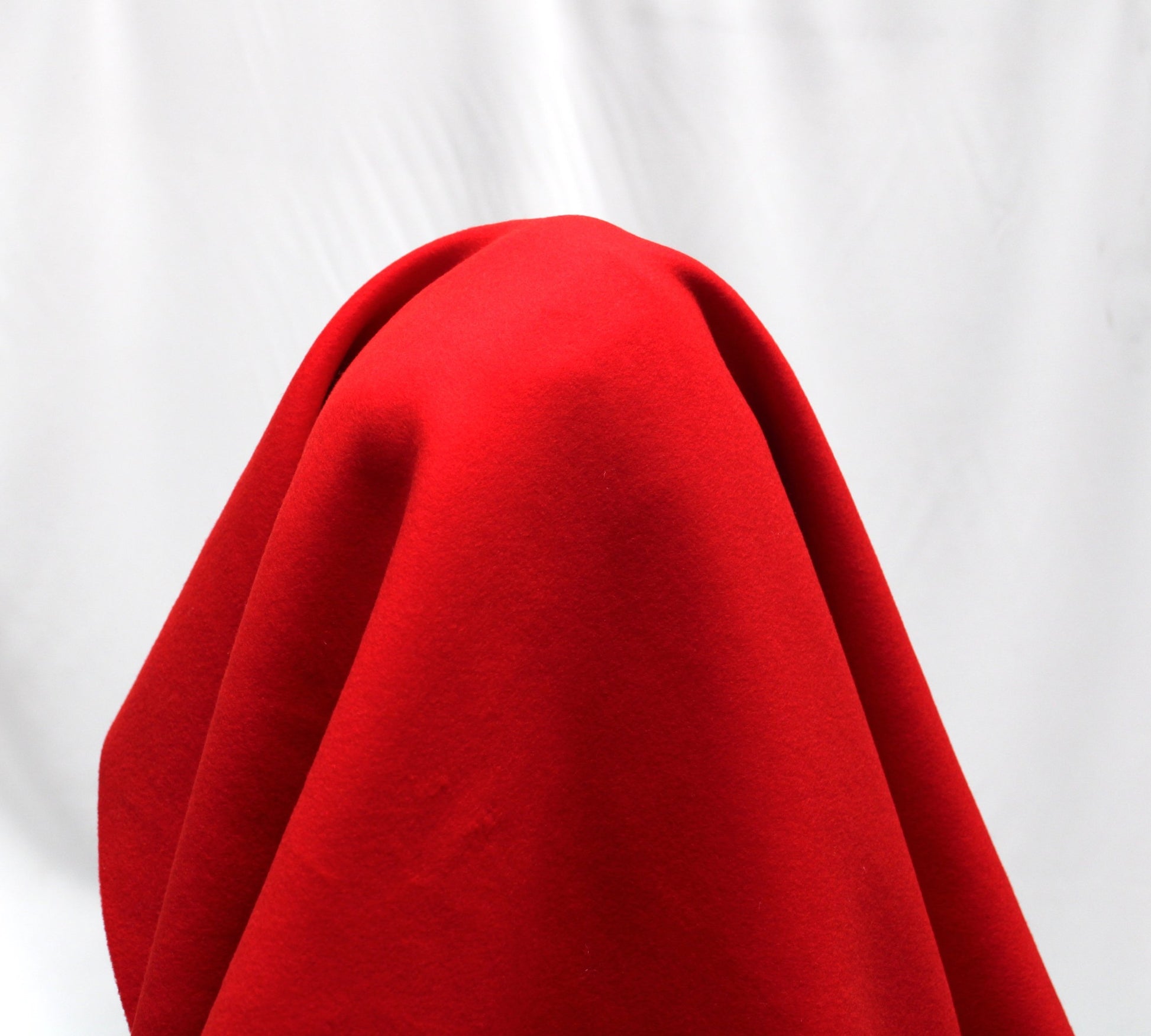 Tissu drap de laine - rouge - photo 3/3 | So Tissus