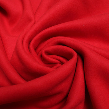 Tissu drap de laine - rouge - photo 1/3 | So Tissus