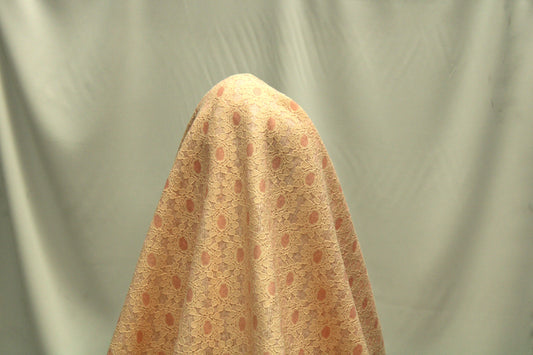 Tissu dentelle épaisse -  saumon - photo 2/3 | So Tissus