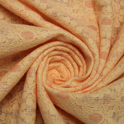 Tissu dentelle épaisse -  saumon - photo 1/3 | So Tissus