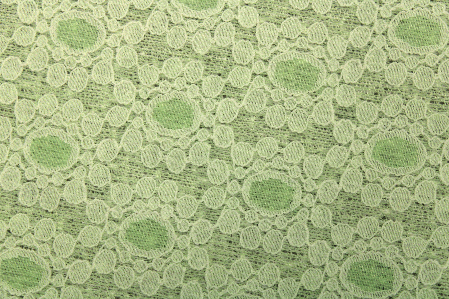Tissu dentelle épaisse -  vert citron - photo 4/4 | So Tissus