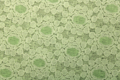 Tissu dentelle épaisse -  vert citron - photo 4/4 | So Tissus