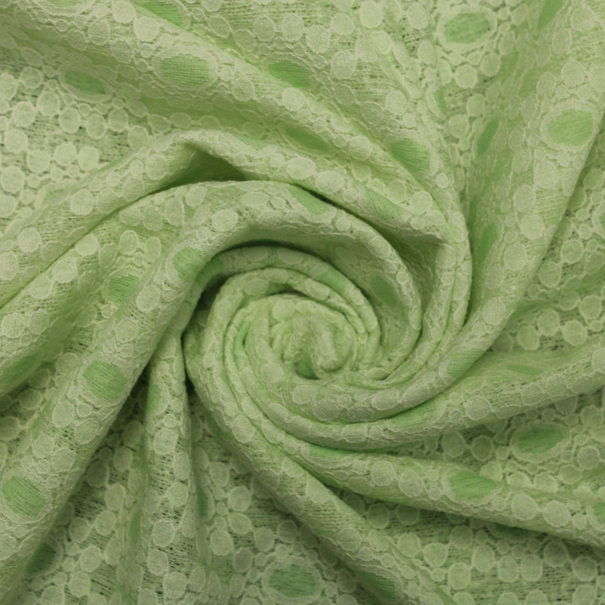Tissu dentelle épaisse -  vert citron - photo 1/4 | So Tissus