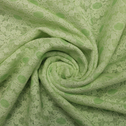 Tissu dentelle épaisse -  vert citron - photo 1/4 | So Tissus