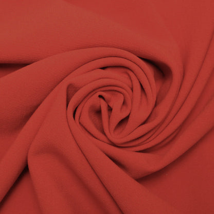 Tissu double crêpe - corail - photo 1/2 | So Tissus