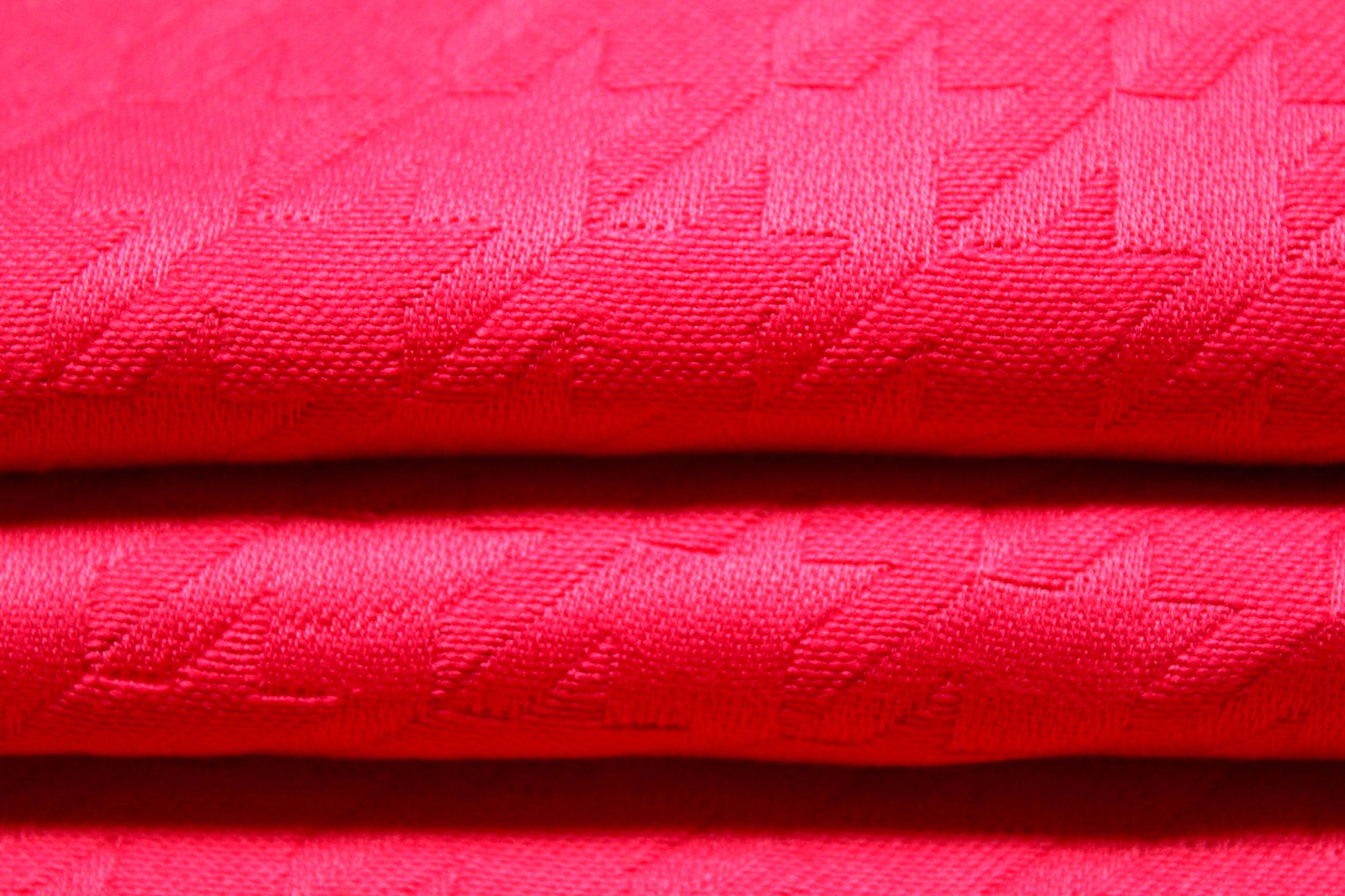 Tissu - gabardine coton - pied de poule - fuchsia - photo 2/4 | So Tissus