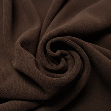 Tissu drap de laine - marron