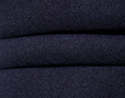 Tissu drap de laine - bleu marine foncé - photo 2/3 | So Tissus