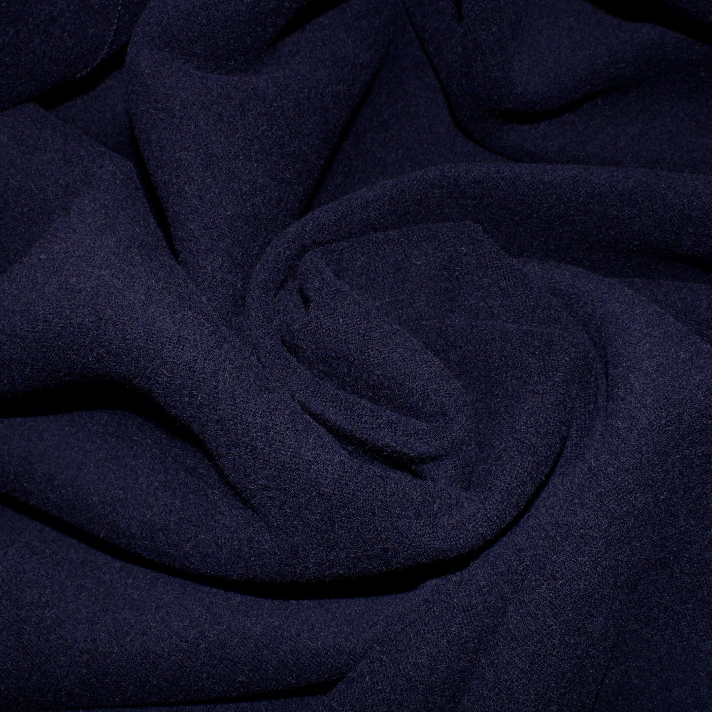 Tissu drap de laine - bleu marine foncé - photo 1/3 | So Tissus
