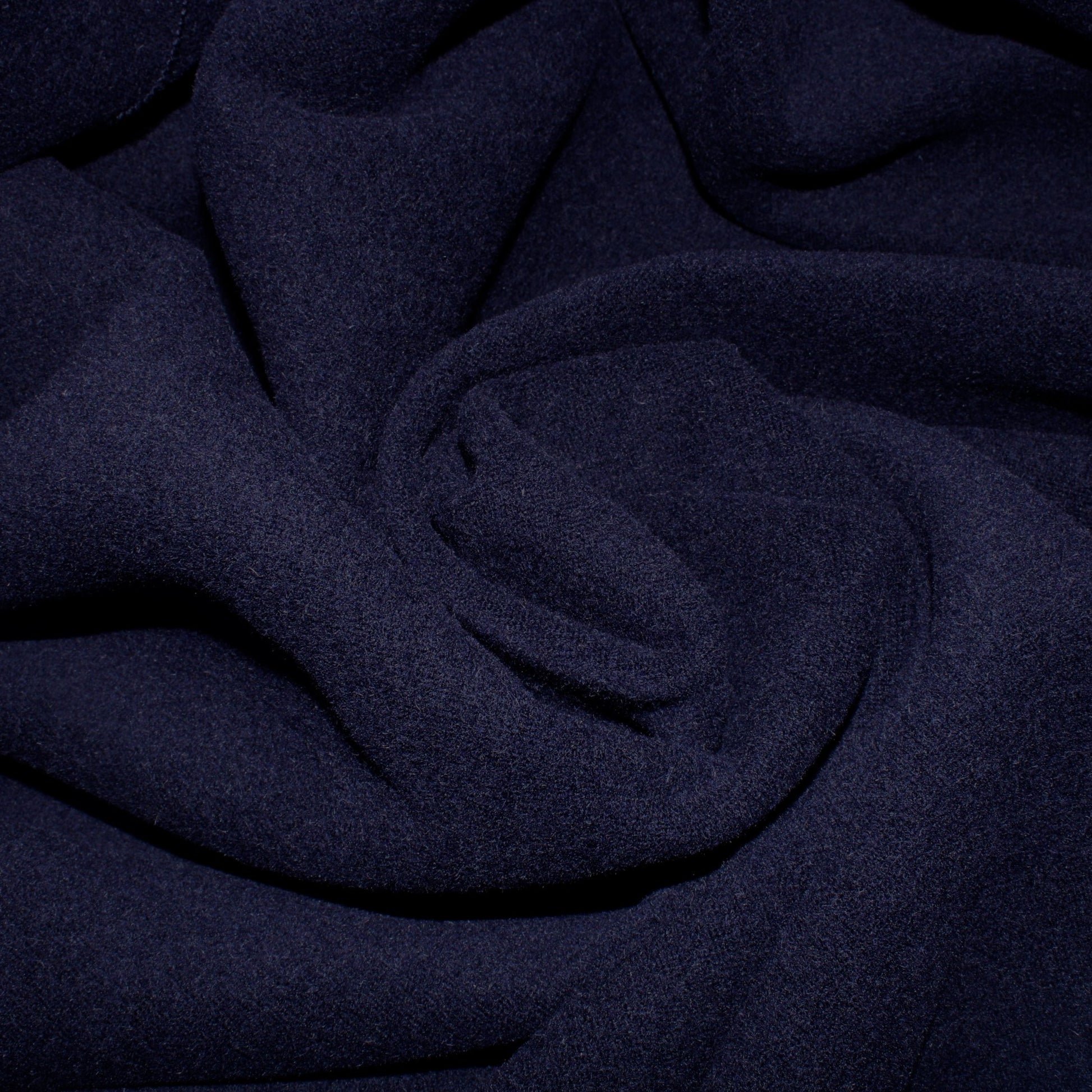 Tissu drap de laine - bleu marine foncé - photo 1/3 | So Tissus
