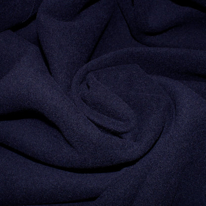 Tissu drap de laine - bleu marine foncé - photo 1/3 | So Tissus