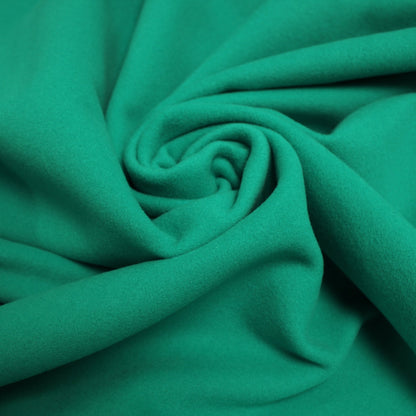 Tissu drap de laine et cachemire - turquoise - photo 1/3 | So Tissus