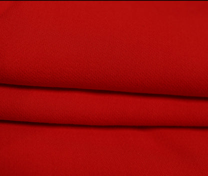 Coupon de 1,7 mètre - crêpe viscose stretch - corail - photo 2/3 | So Tissus