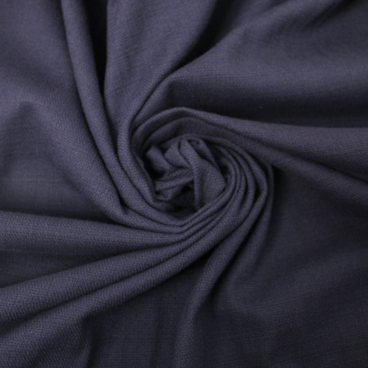 Tissu piqué de coton - bleu marine - photo 1/3 | So Tissus