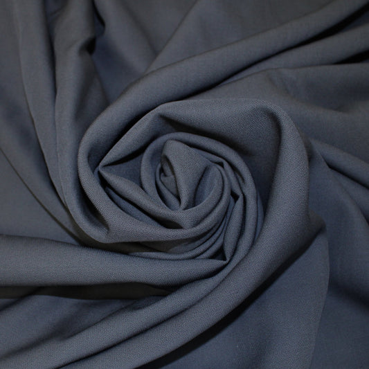 Tissu laine froide - bleu ardoise - photo 1/3 | So Tissus