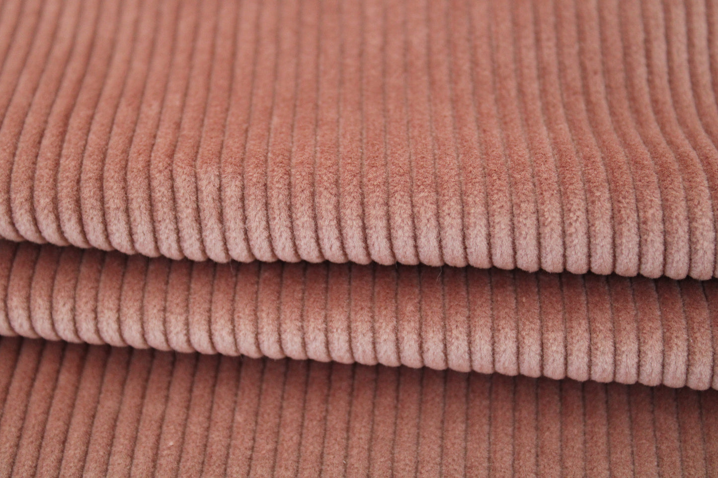 Tissu velours côtelé - bois de rose - photo 2/3 | So Tissus