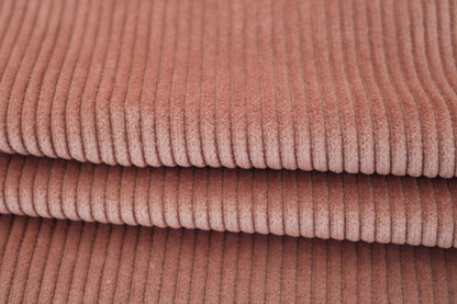 Tissu velours côtelé - bois de rose - photo 2/3 | So Tissus