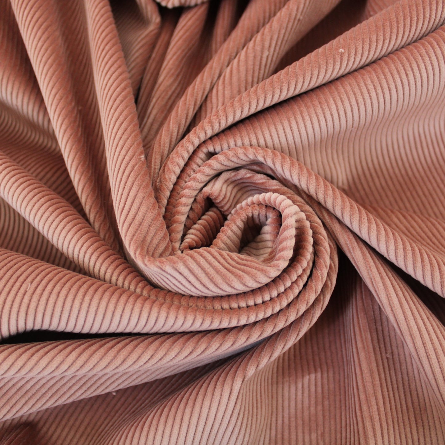 Tissu velours côtelé - bois de rose - photo 1/3 | So Tissus