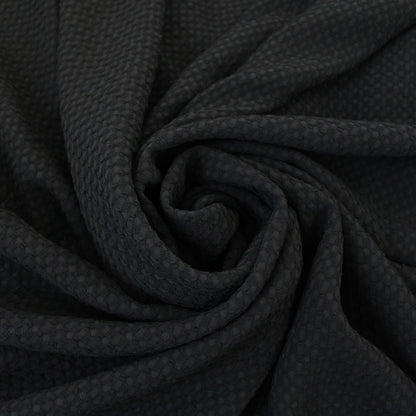 Tissu crêpe gaufré - noir - photo 1/3 | So Tissus