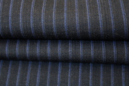 Tissu crêpe de laine stretch - à rayures - photo 2/4 | So Tissus
