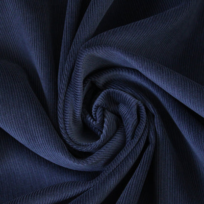 Tissu velours côtelé - bleu marine - photo 1/3 | So Tissus