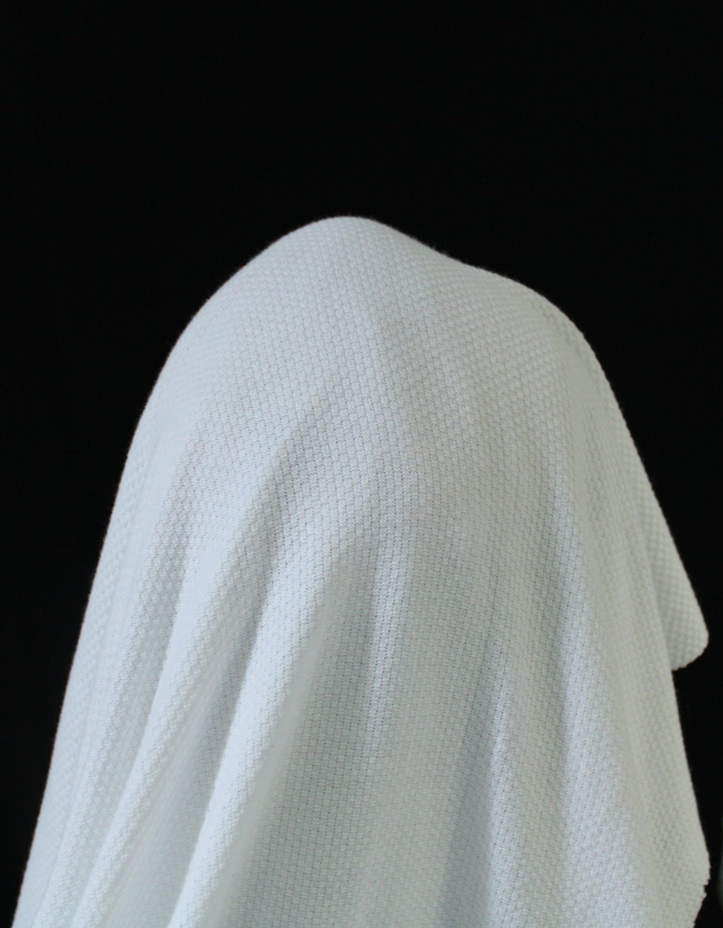 Tissu maille piqué - blanc - photo 3/3 | So Tissus