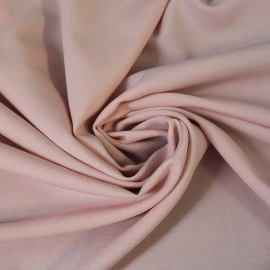 Tissu toile - rose pâle - photo 1/3 | So Tissus