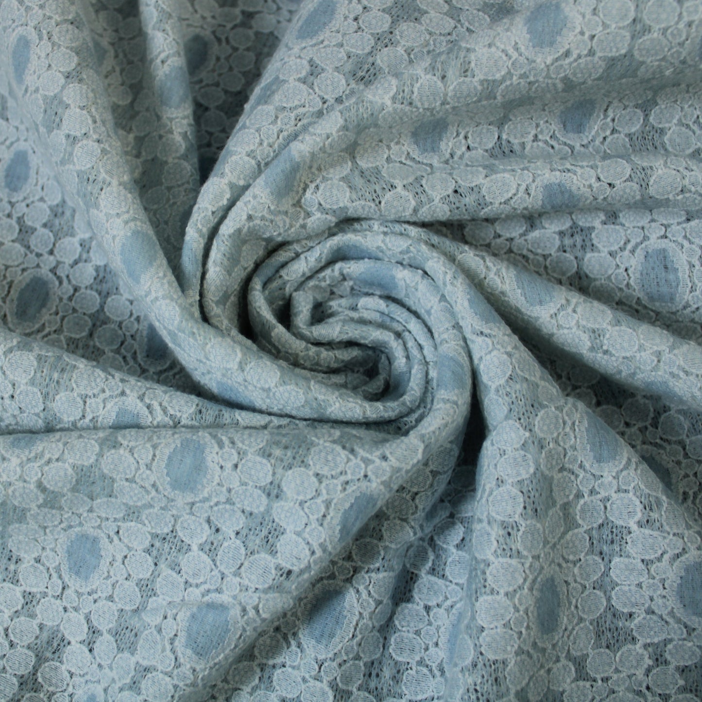Tissu dentelle épaisse - bleu ciel - photo 1/4 | So Tissus