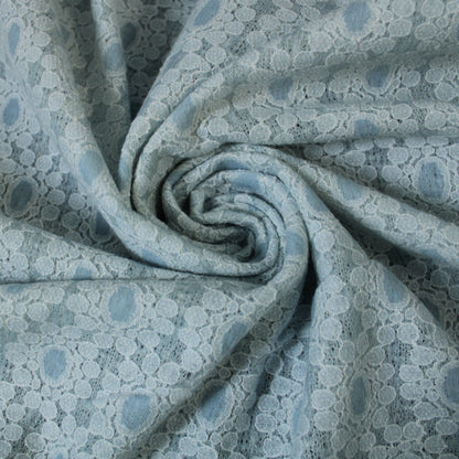 Tissu dentelle épaisse - bleu ciel - photo 1/4 | So Tissus