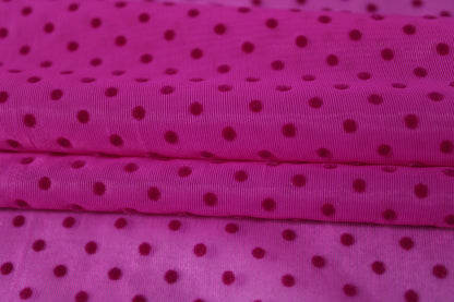 Tissu plumetis - fuchsia - photo 2/4 | So Tissus
