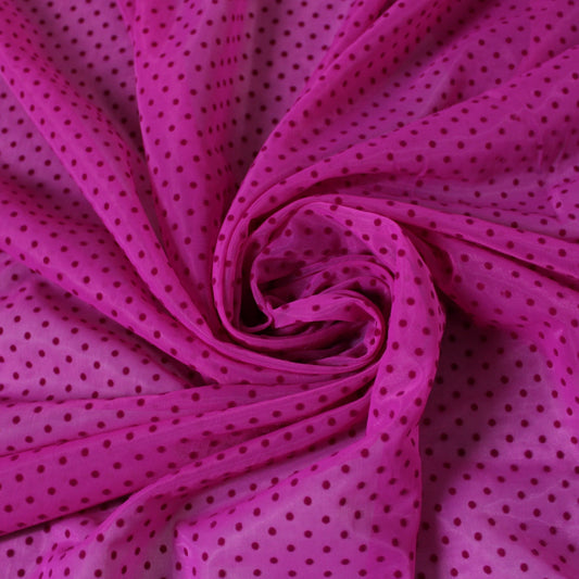 Tissu plumetis - fuchsia - photo 1/4 | So Tissus