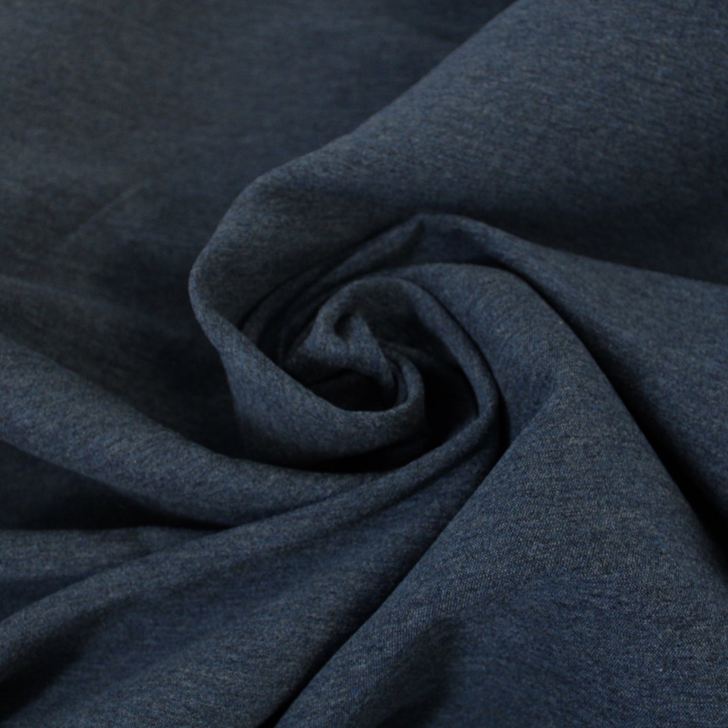 Coupon de 1,7 mètre - gabardine de laine - bleu brut - photo 1/3 | So Tissus