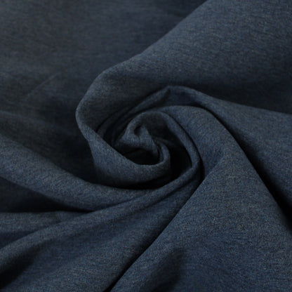 Coupon de 1,7 mètre - gabardine de laine - bleu brut - photo 1/3 | So Tissus