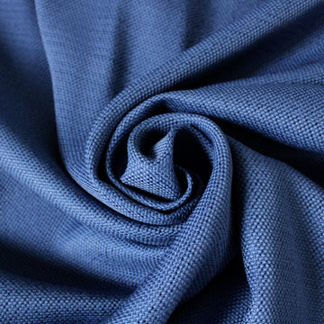 Tissu style raphia -Bleu barbeau