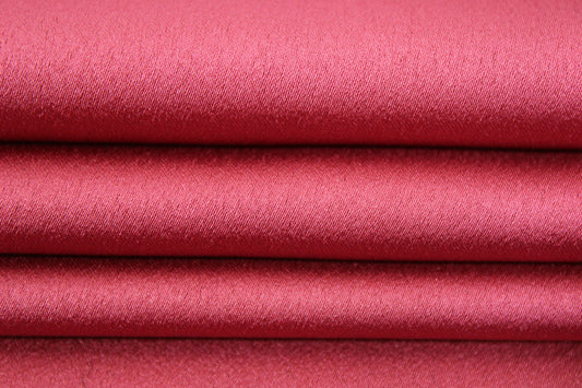 Tissu satin - framboise - photo 2/3 | So Tissus