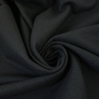 Tissu Laine bouillie - noir - photo 1/3 | So Tissus