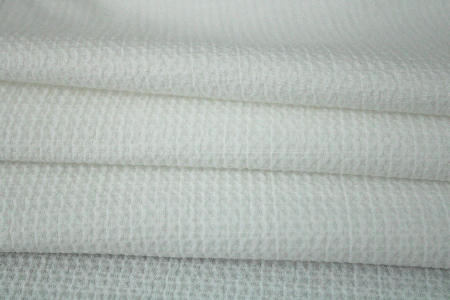 Tissu piqué de coton - blanc - photo 2/3 | So Tissus
