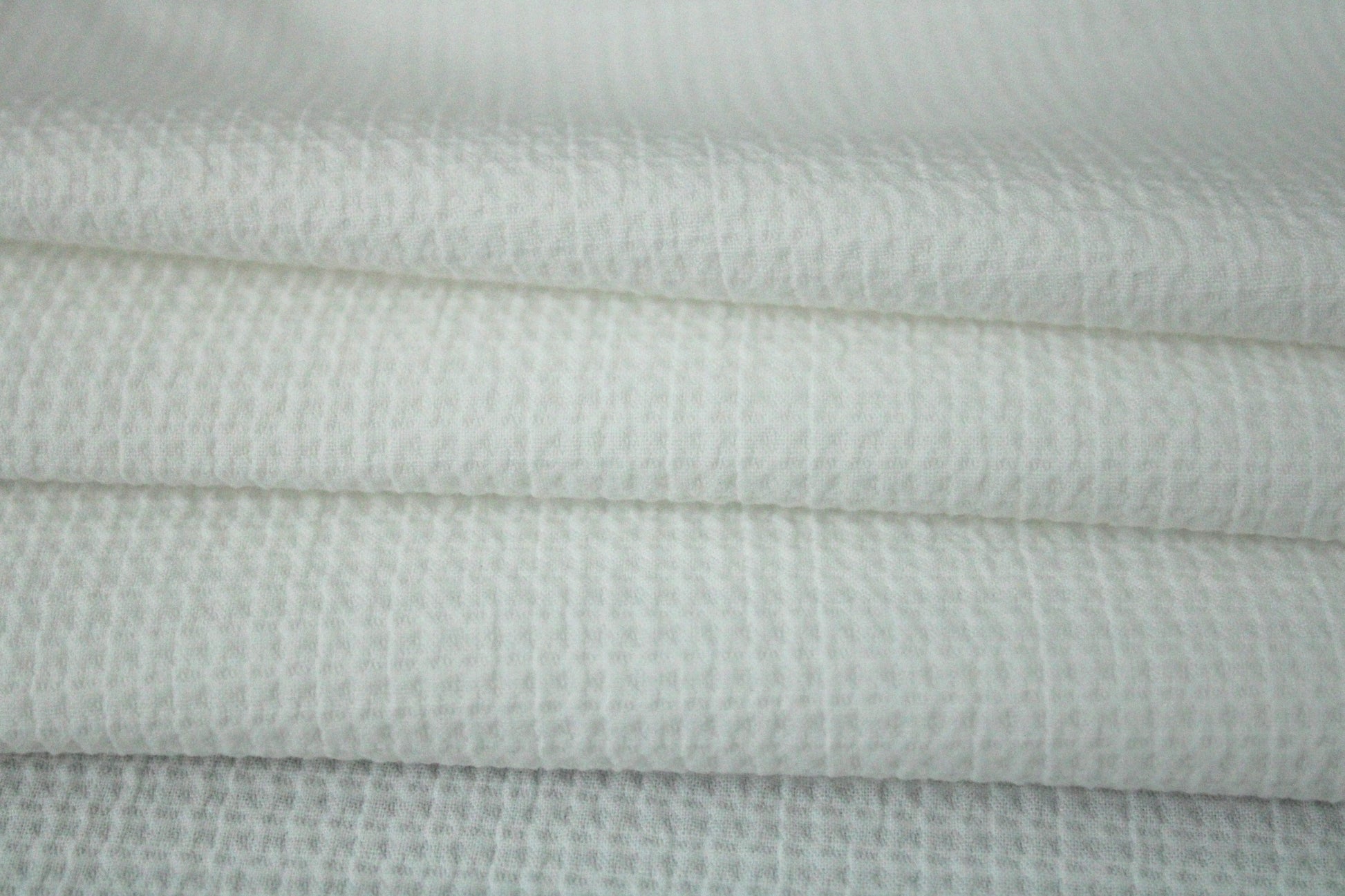 Tissu piqué de coton - blanc - photo 2/3 | So Tissus